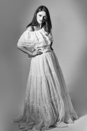 White Dress for Pregnant Women